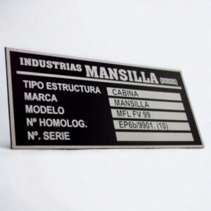 Placa para tablero eléctrico